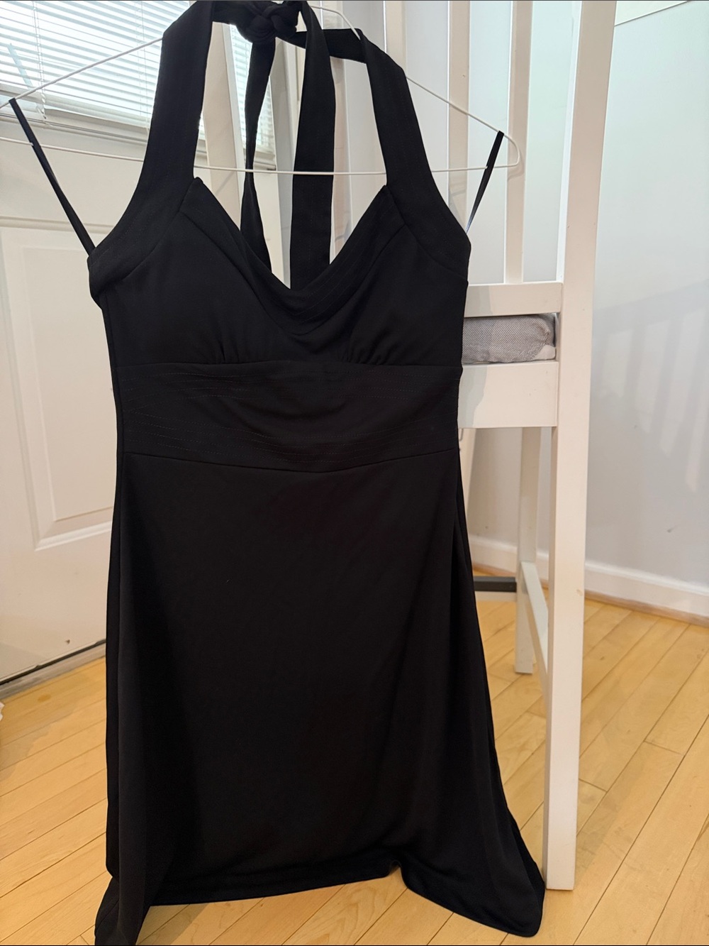 Banana Republic Cocktail Black Halter Neck Mini Dress